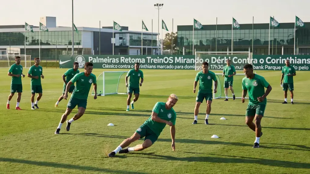 Palmeiras Retoma Treinos Mirando o Dérbi Contra o Corinthians